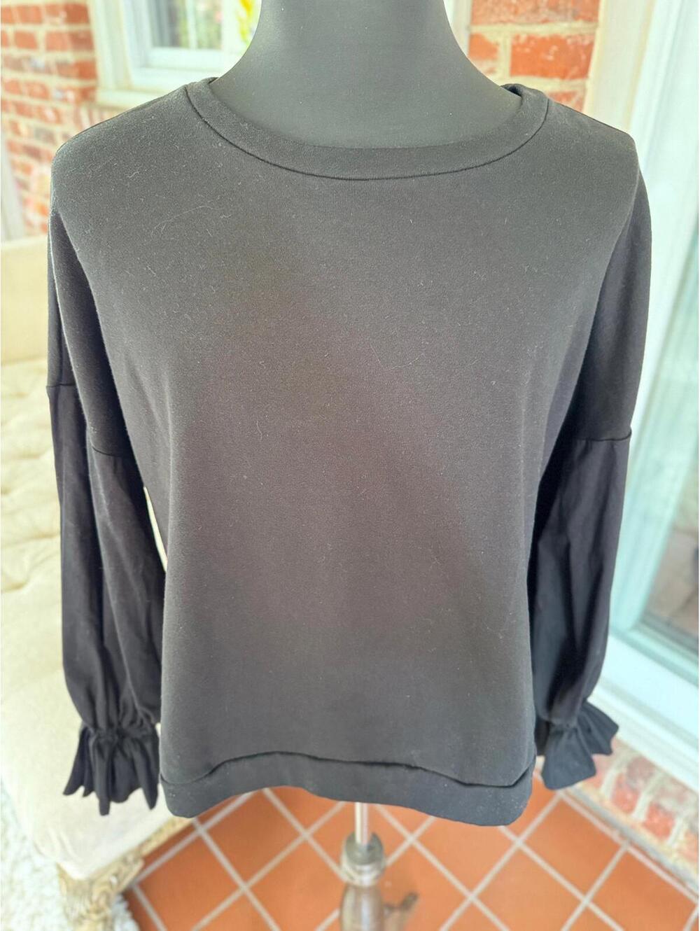 Eloquii Ruffle Sleeve Sweatshirt – 22/24